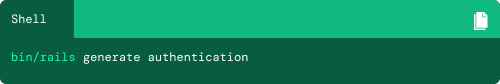 Command for authentication